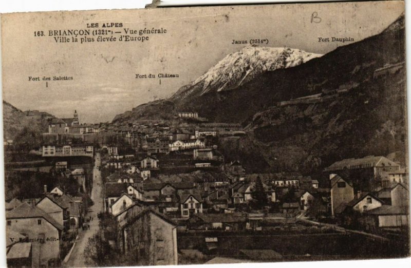 CPA BRIANCON - Vue générale - Ville la plus élevée d'Europe (453643)