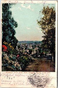 Postcard PANORAMIC SCENE Santa Cruz California CA AL4819