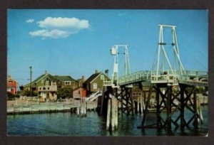 ME Walking Bridge Harbor Perkins Cove OGUNQUIT MAINE PC