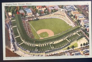 Mint USA Color Picture Postcard Wrigley Field Chicago iL View