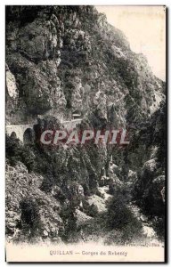 Postcard Old Quillan Gorges of Rebenty