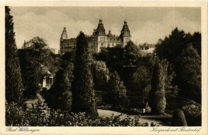 CPA AK Bad Wildungen Kurpark mit Furstenhof GERMANY (899491)