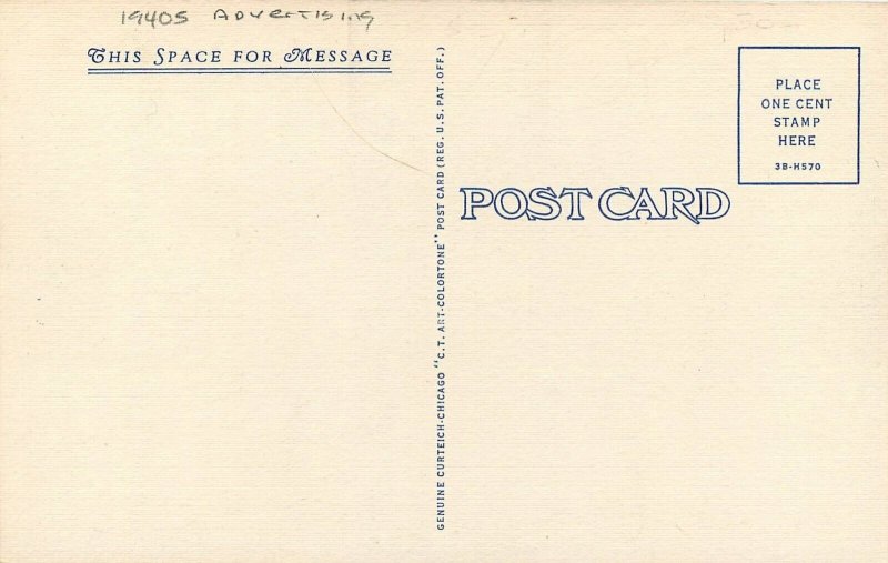 Postcard 1940s North Carolina Goode's Drug Store occupation 23-12222