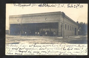 RPPC ELKPOINT SOUTH DAKOTA DOWNTOWN STORE REAL PHOTO POSTCARD ELK POINT SD