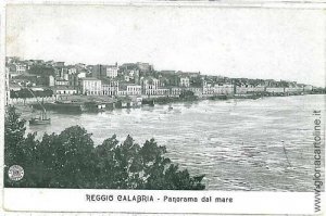 07103 VINTAGE POSTCARD - REGGIO CALABRIA - PANORAMA-