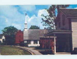 Unused Pre-1980 CHURCH SCENE Mystic Connecticut CT G3124