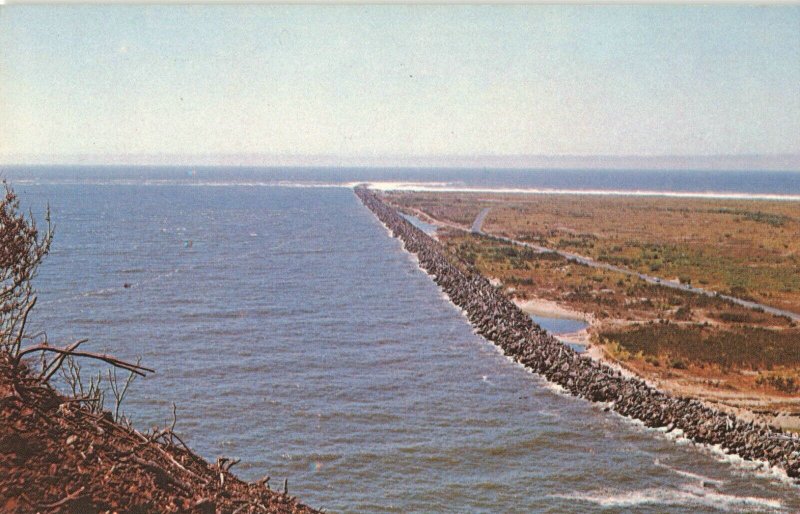 North Jetty at Mouth of Columbia River Postcard