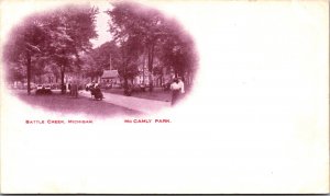 Postcard McCamly Park in Battle Creek, Michigan