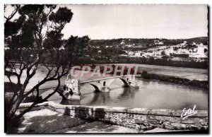 Postcard Modern Avignon St Benezet Bridge Seen from the Rocher des Doms