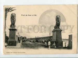 3133005 EGYPT CAIRE CAIRO Pont de Kasr el Nil Vintage postcard