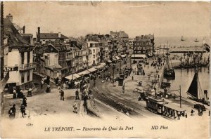 CPA Le TRÉPORT Panorama du Quai du Port (416236)