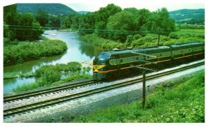 Erie passenger Train in western New York