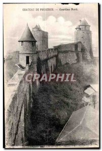 Old Postcard Fougeres Chateau De Courtine North