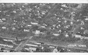 Jesup, Iowa Air View (1949) Aerial View Centennial 1960 Vintage Postcard