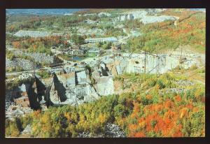 Barre, Vermont/VT Postcard, Rock Of Ages Granite Quarry