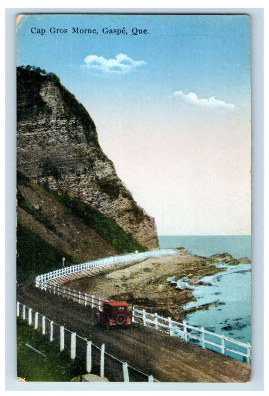 Vintage Cap Gros Morne Gaspe Que Postcard P158E