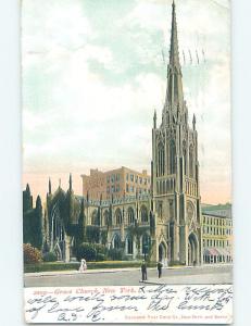 Pre-1907 CHURCH SCENE New York City NY G4505