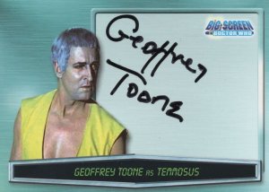 Geoffrey Toome Doctor Dr Who Big Screen Movie Autograph Card