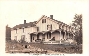 Birthplace of J Gould - Roxbury, New York NY  