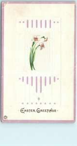 Postcard - Flowers Art Print - Easter Greetings