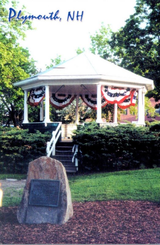 New Hampshire Plymouth Town Common Bullfinch Bandstand