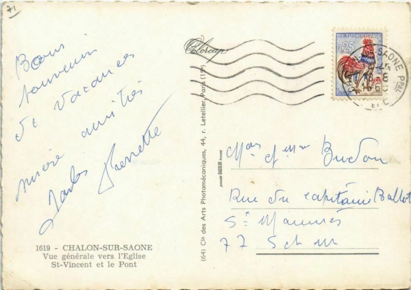 CPM CHALON-sur-SAONE Vue Generale (1190058)