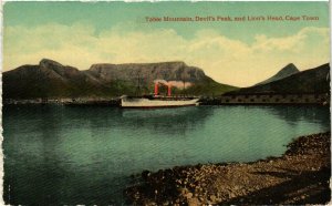 CPA AK Table Mountain,Devil's Peak,Lion's Head,Cape Town SOUTH AFRICA (832805)