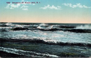 Rhode Island Watch Hill Breakers Scene