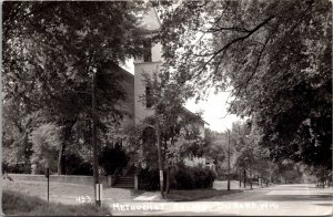 RPPC Methodist Church Durand WI Vintage Postcard V61