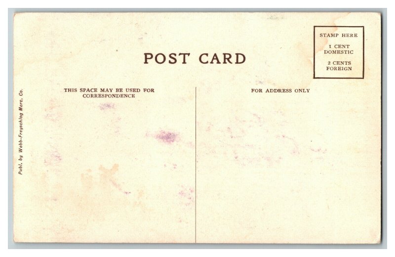 Postcard Officers' Club Ft. Leavenworth Kansas Vintage Standard View Card 