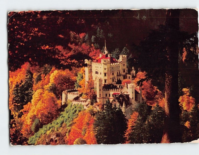 Postcard Königsschloß Hohenschwangau, Germany