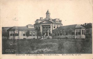 DAVIS MEMORIAL HOSPITAL ELKINS WEST VIRGINIA POWELL PENNSYLVANIA POSTCARD 1913