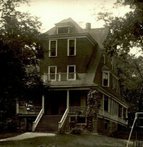 RPPC Normandie Hotel Williams Bay Wisconsin WI Vintage Postcard posted 1932