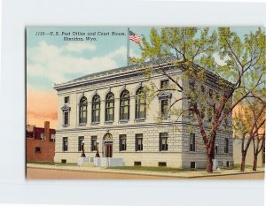 M-194758 US Post Office and Court House Sheridan Wyoming USA