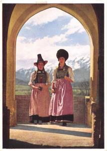 BR27471 Oberinntal Tiroler landestrachten folklore costume women femmes austria