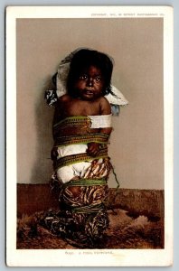 Native American   A Pima Papoose  Postcard