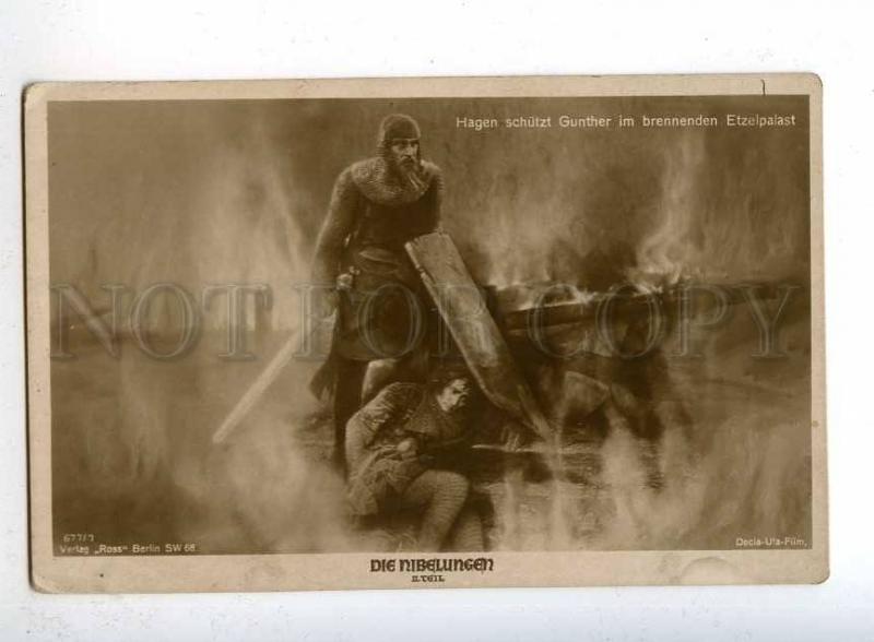 198427 LOOS SCHLETTOW Famous MOVIE Film NIBELUNGEN old PHOTO