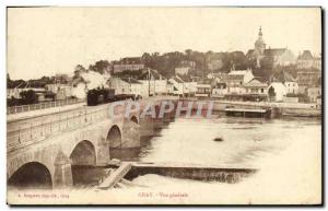 Postcard Old Gray Train Vue Generale