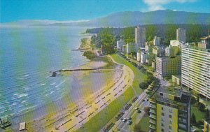 Canada Birdseye View Of English Bay Vancouver British Columbia