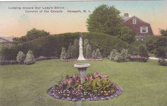 Rhode Island Newport Looking Toward Our Ladys Shrine Convent Of Our Lady Of T...