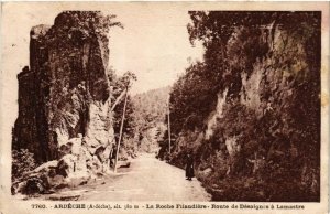CPA Ardeche La Roche Filandiere - Route de DÉSAIGNES a LAMASTRE (398579)