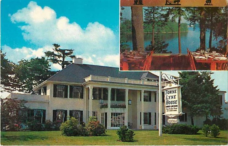 Towne Lyne House, Lynnfield, Massachusetts, MA Pre-Zip Code Chrome  Postcard