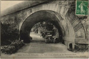 CPA Vayres - Le Pont biais chemin de fer BORDEAUX Paris (140019)