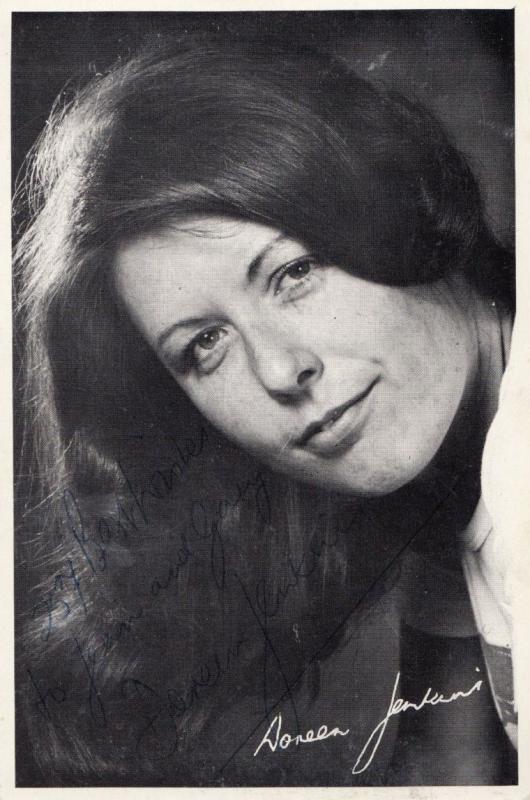 Doreen Jenkins Swansea Welsh Wales Radio Disc Jockey Vintage Hand Signed Photo