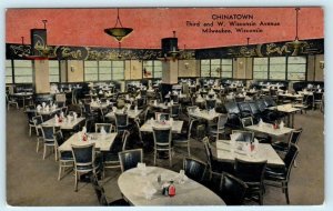 MILWAUKEE, Wisconsin WI ~ Chinese Restaurant CHINATOWN c1950s Roadside Postcard