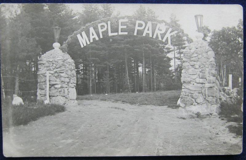 Maple Park PA (?) Real Photo Postcard Unposted  