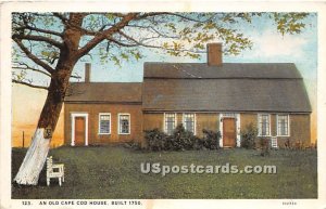 An Old Cape Cod House Built 1750 - MA