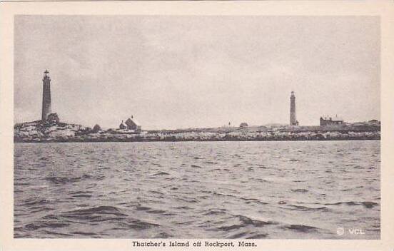 Massachusetts Rockport Thatchers Island Off Rockport Albertype