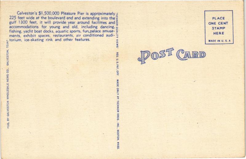 GALVESTON TEXAS PLEASURE PIER