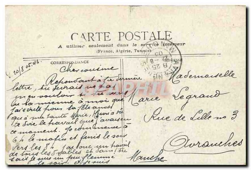 Old Postcard Paris Boulevard St Denis door